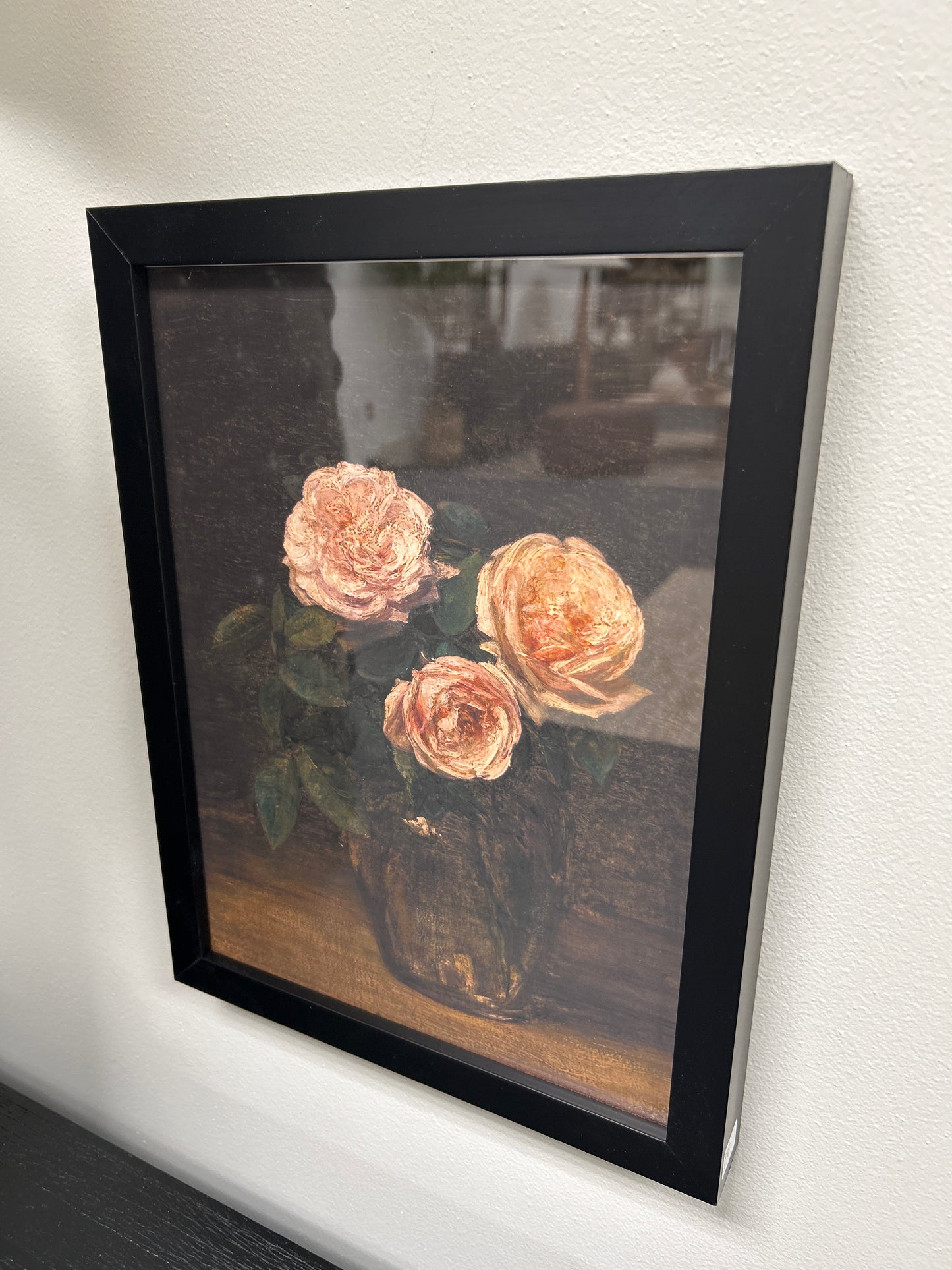 Pink Flowers Framed