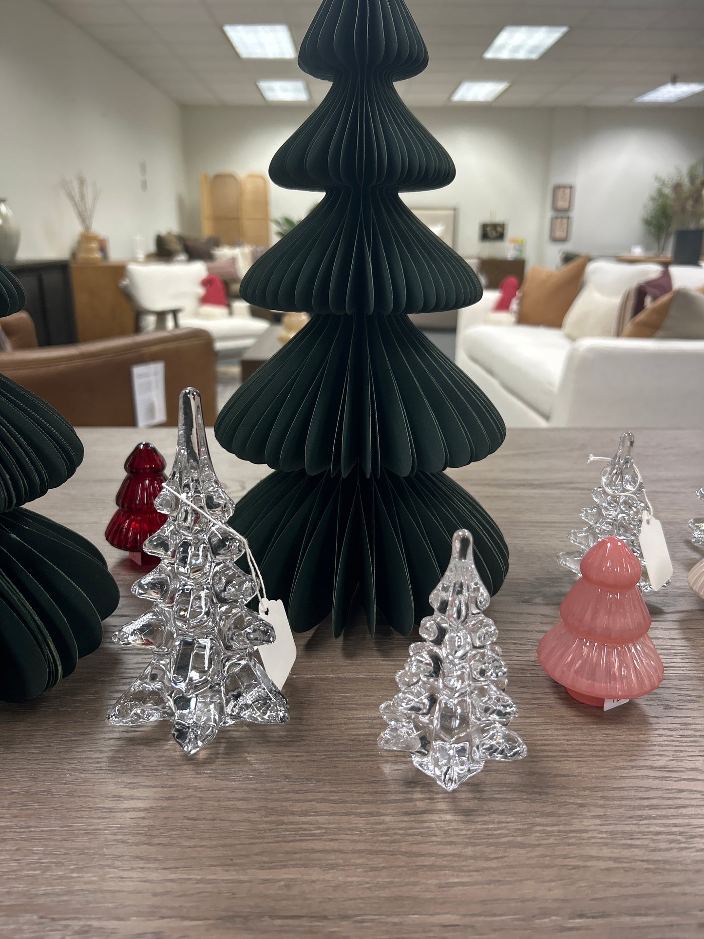Glass Christmas Tree, Clear- Small