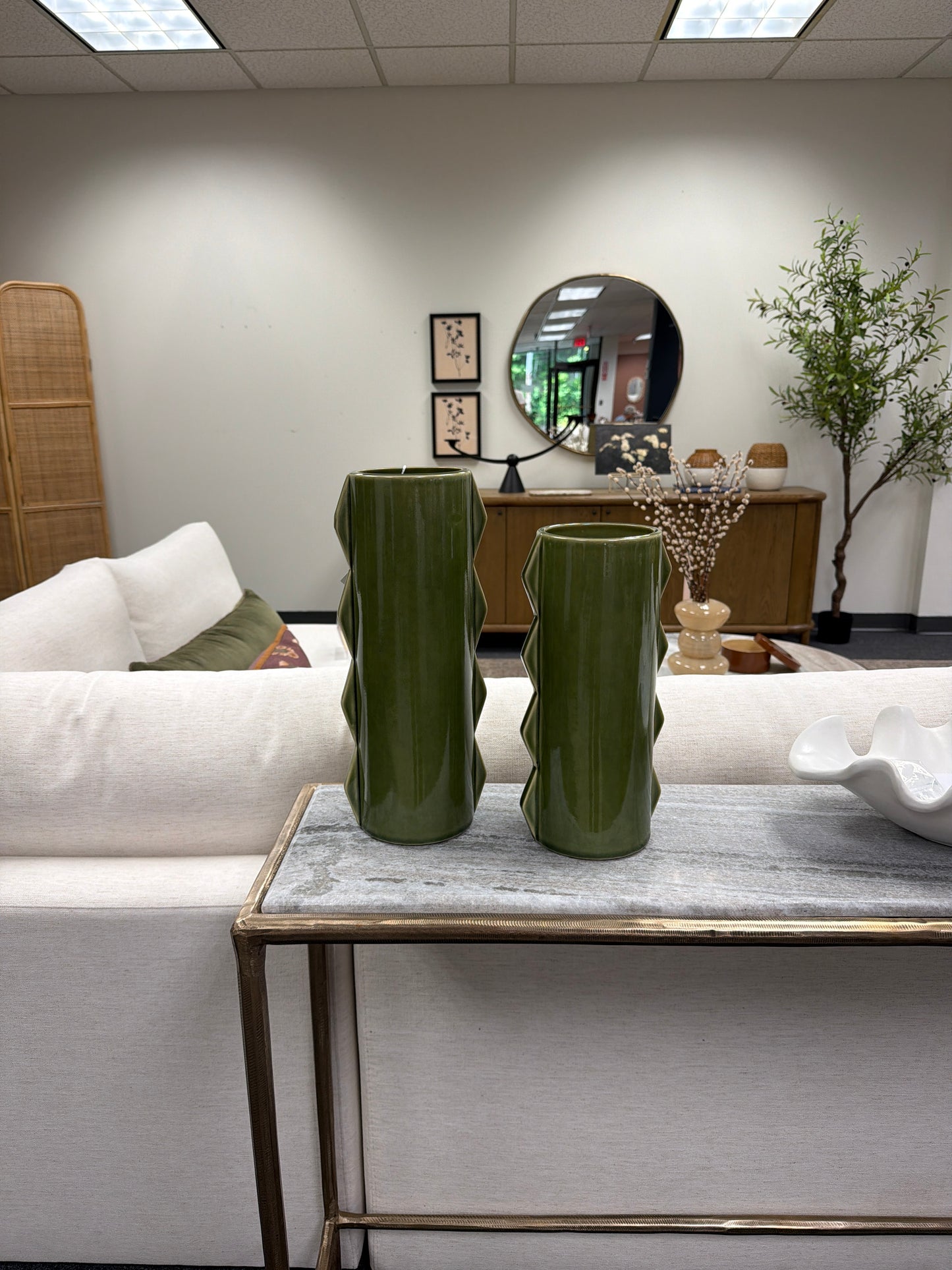 Meander green Outdoor Vases