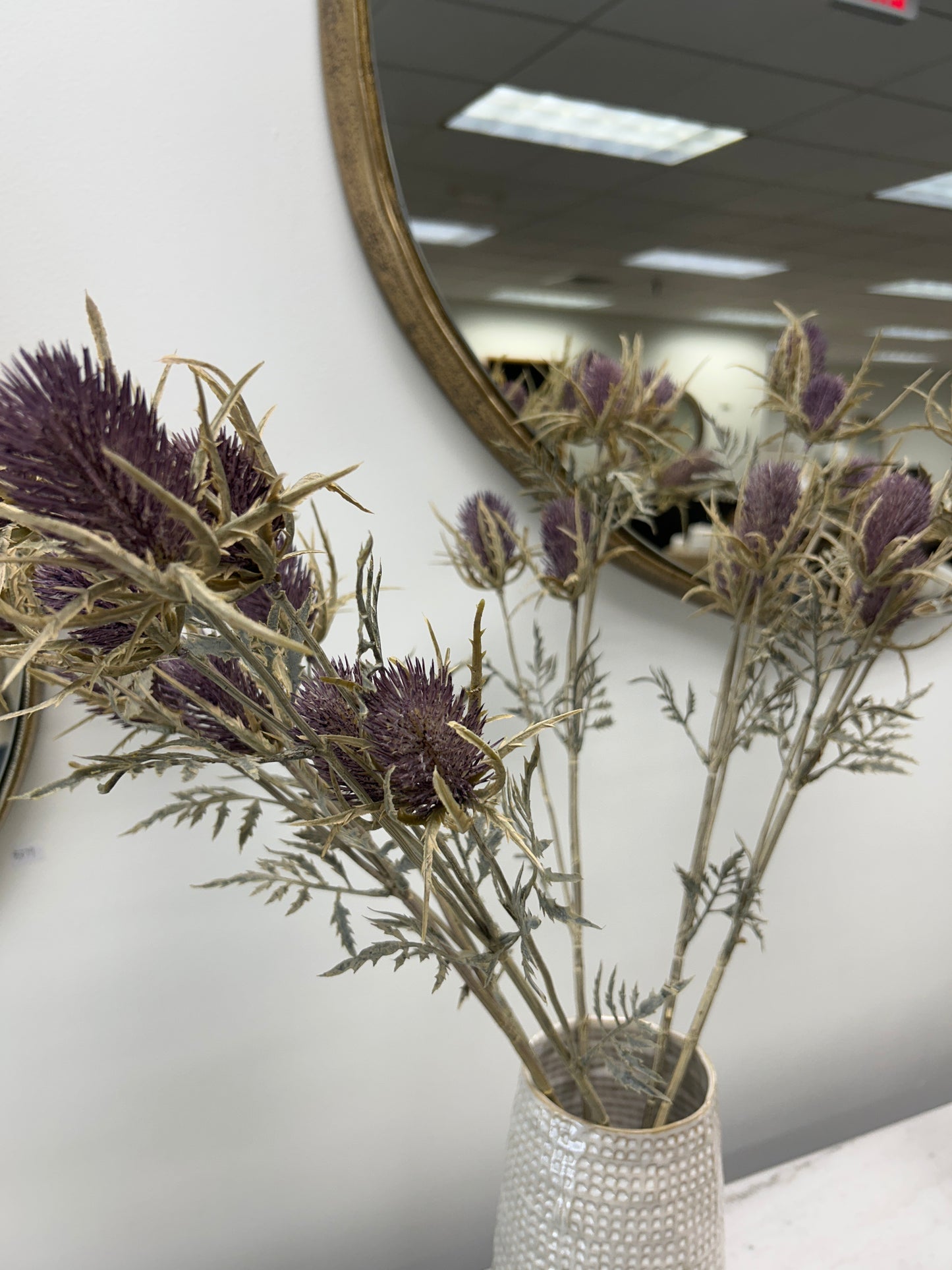 Purple Thistle Spray