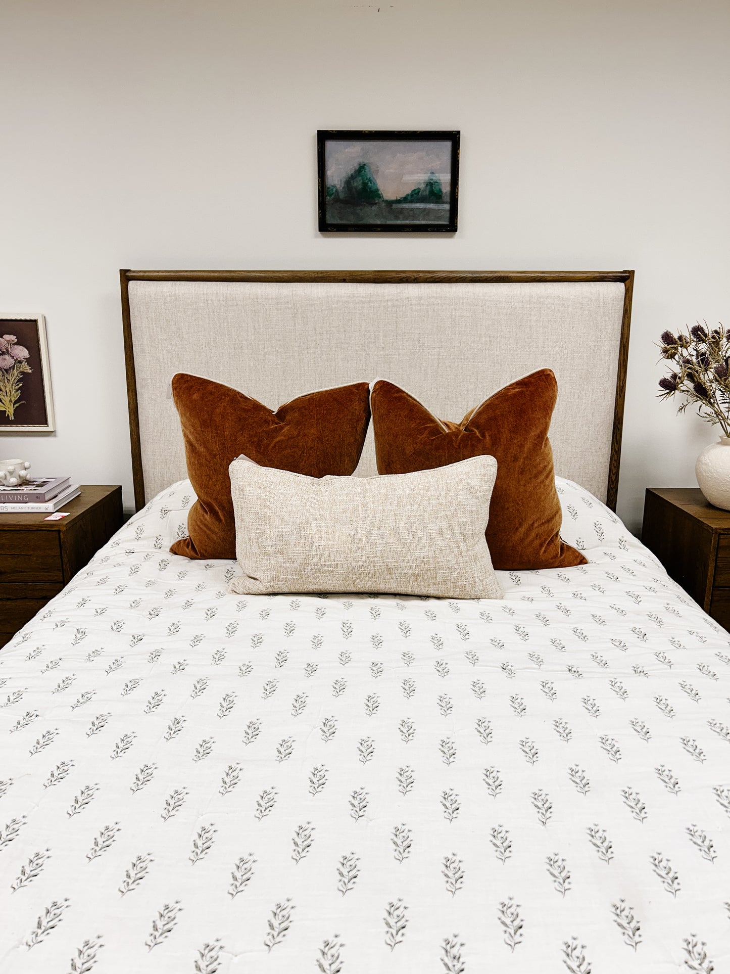 GLENVIEW BED-WEATHERED OAK-QUEEN