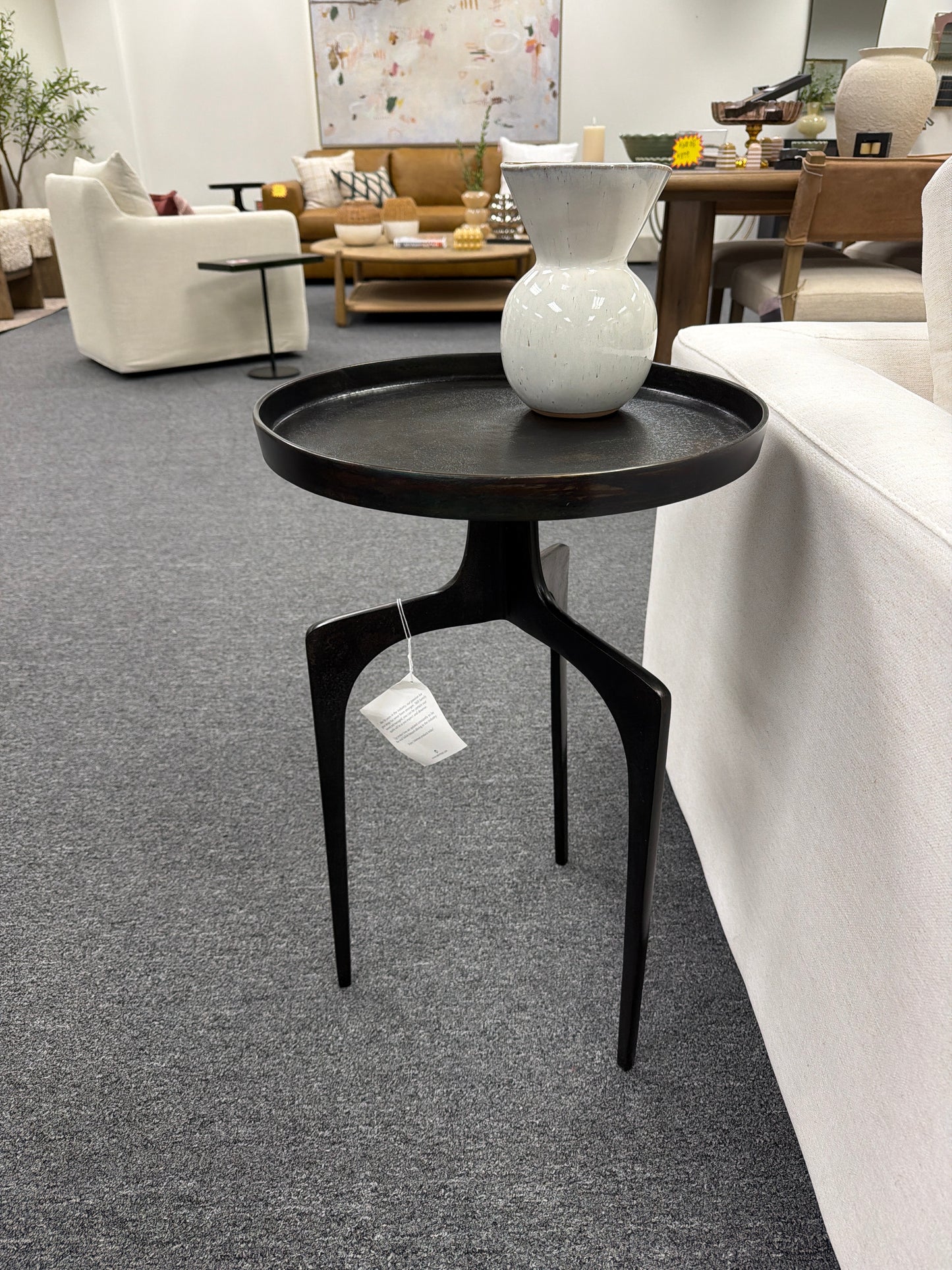 Kenna Accent Table- Bronze