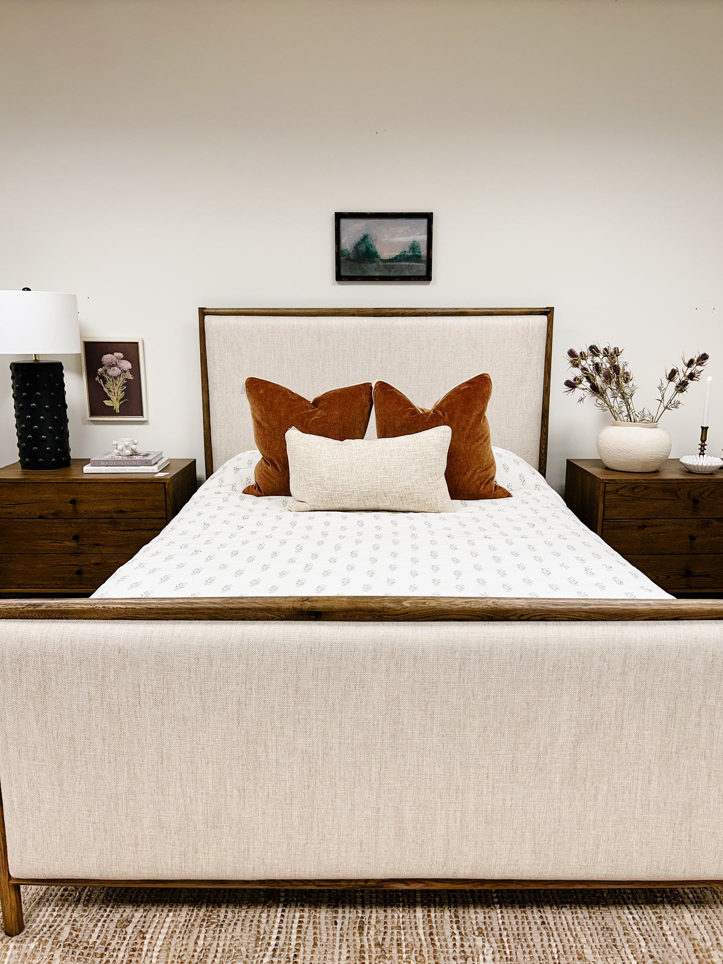 GLENVIEW BED-WEATHERED OAK-QUEEN