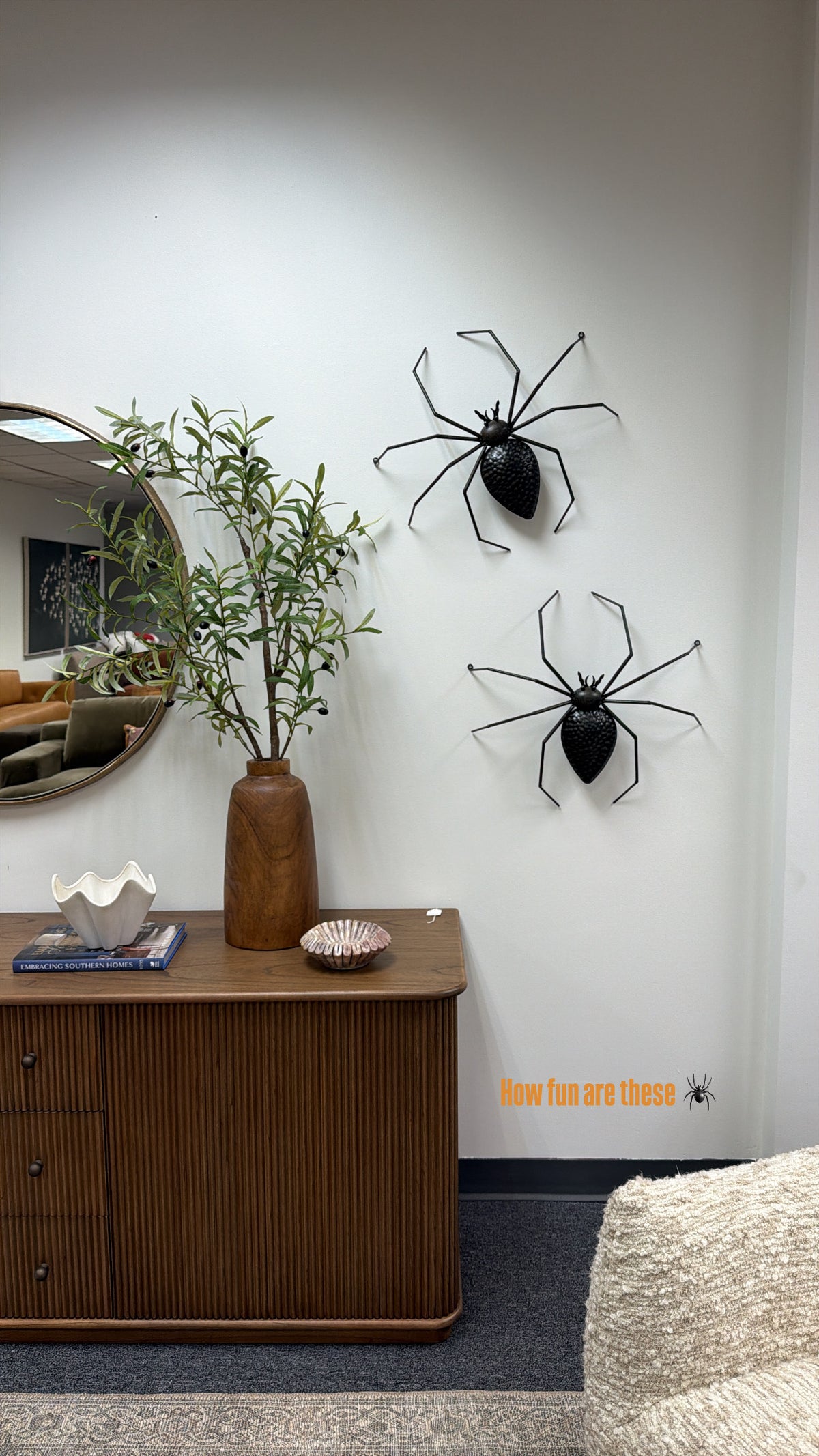 Black Metal Halloween Spider