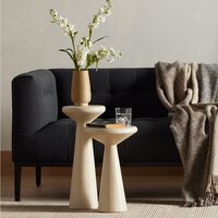Ravie Concrete Accent Tables, Set Of 2