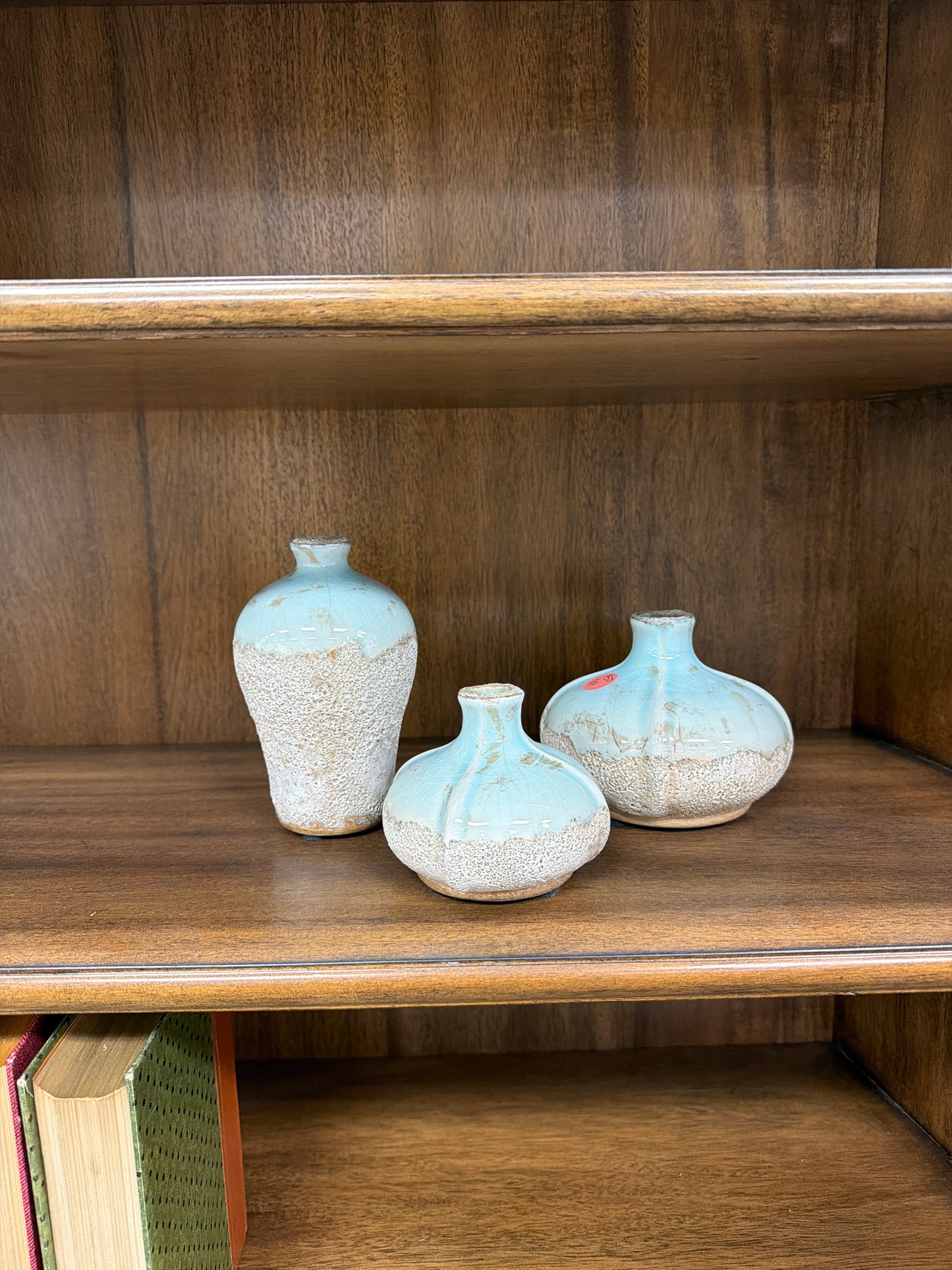 Distressed Terracotta Vases, Set of 3