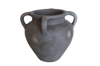 Terracotta Vase Natural Black