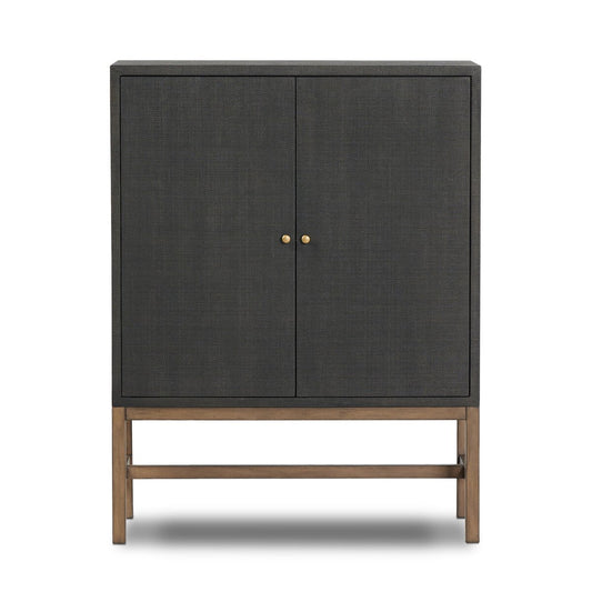 Finn bar cabinet - black