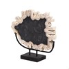 PETRIFIED WOOD SCULPTURE-DARK