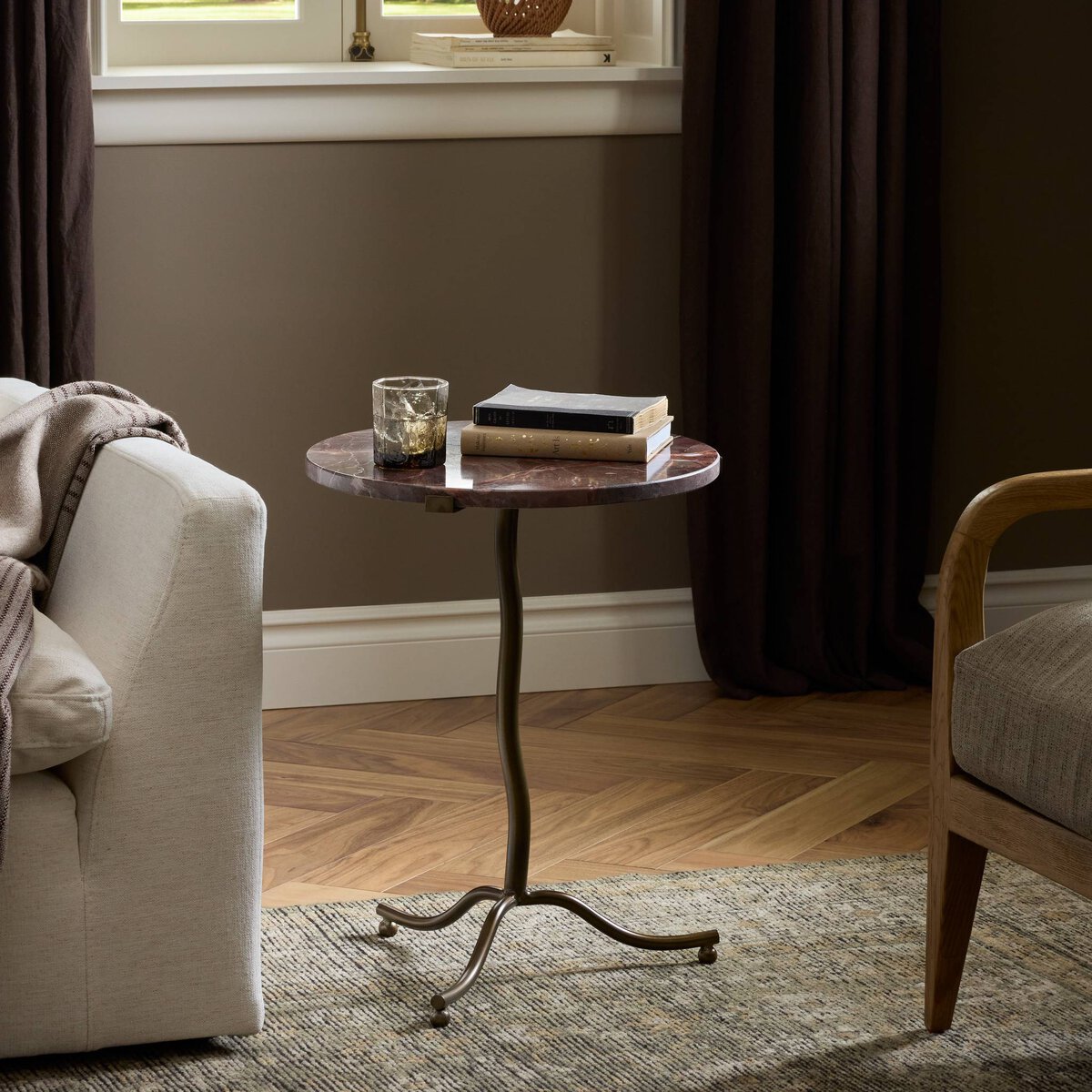 Sofia Marble Table- Cordovan Marble