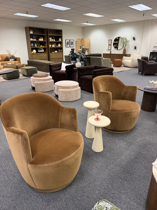 Aubrey Swivel Chair- Surrey