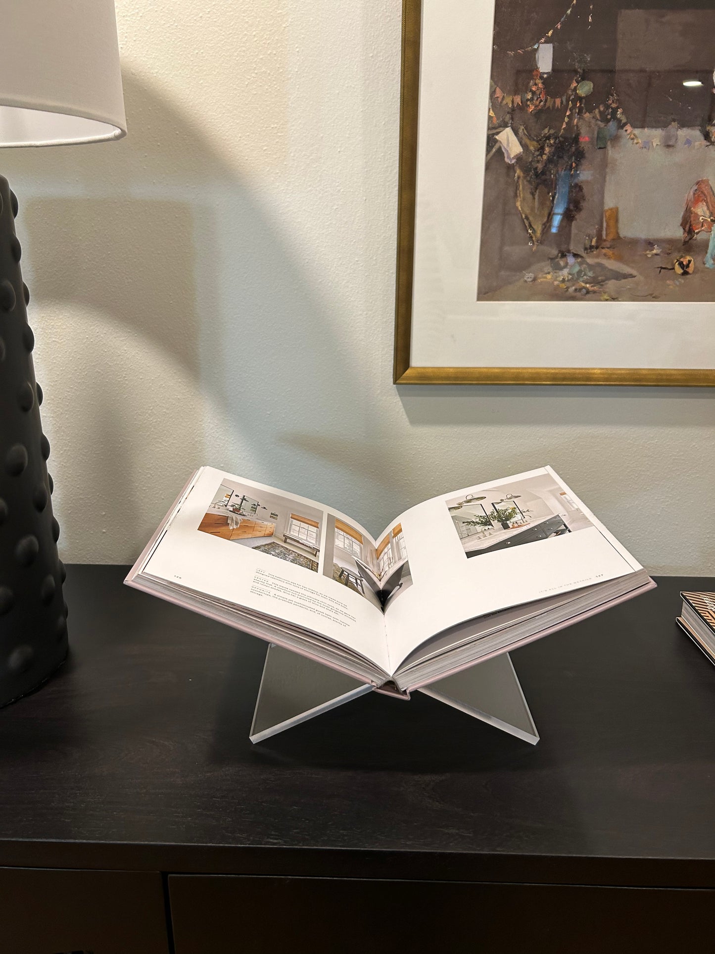 Acrylic book stand