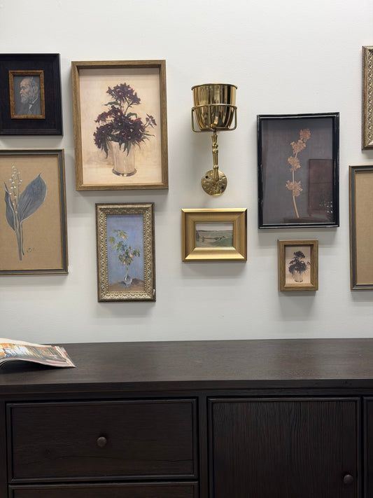 Flowers in a Glass Vase