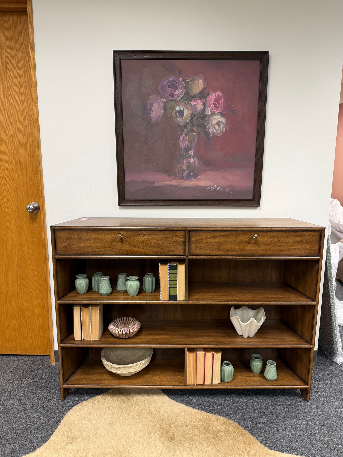 Jade Stoneware Vases, Set of 3