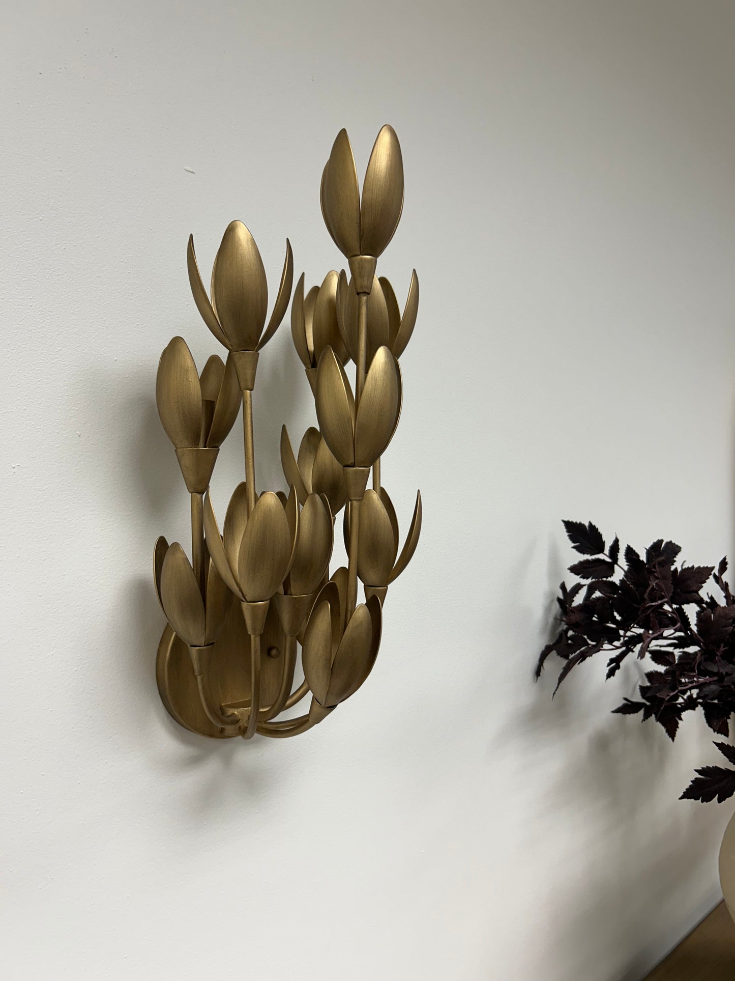 Flower sconces