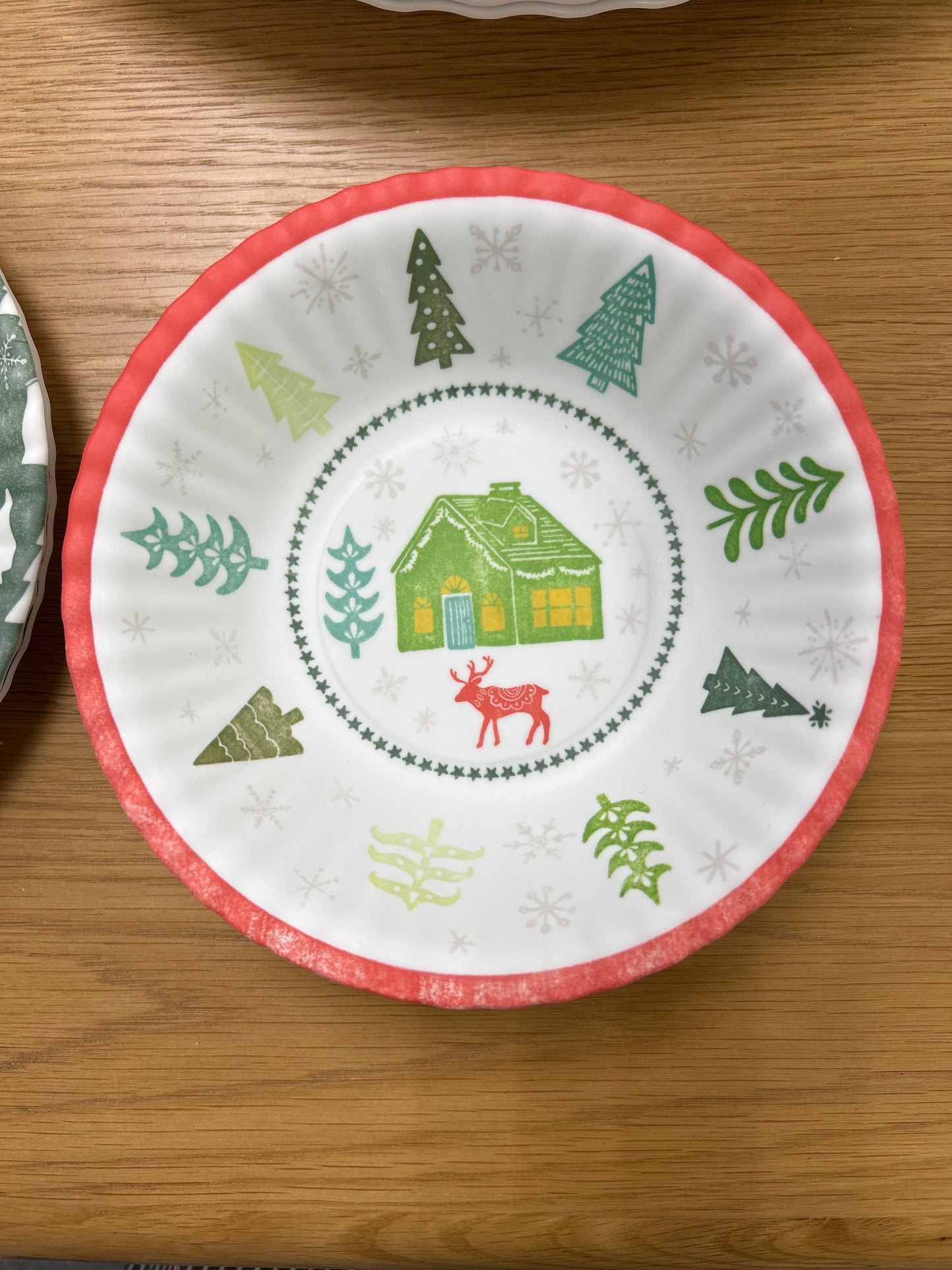 Holiday Bowl Melamine- 7"