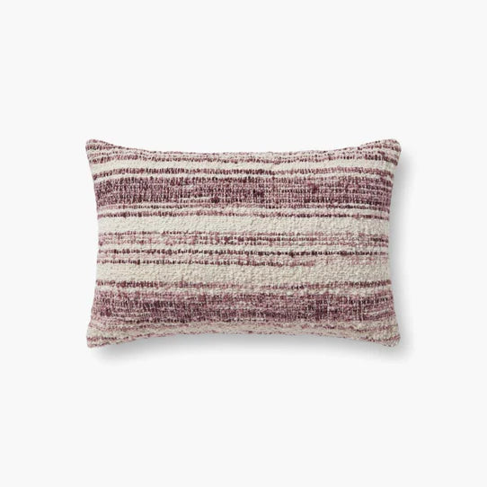 Burgundy / Ivory Pillow