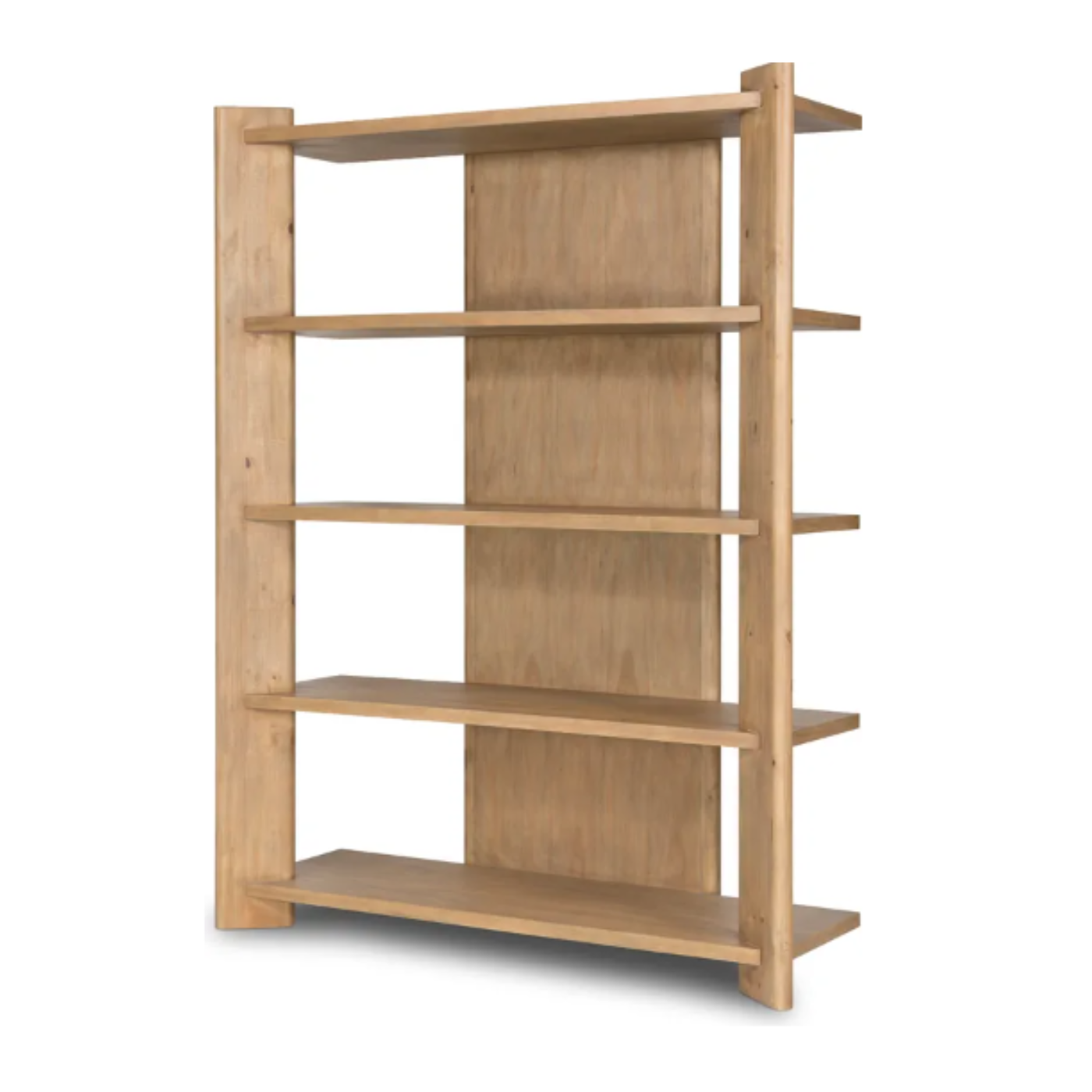 Edmund Smoked Pine Bookcase