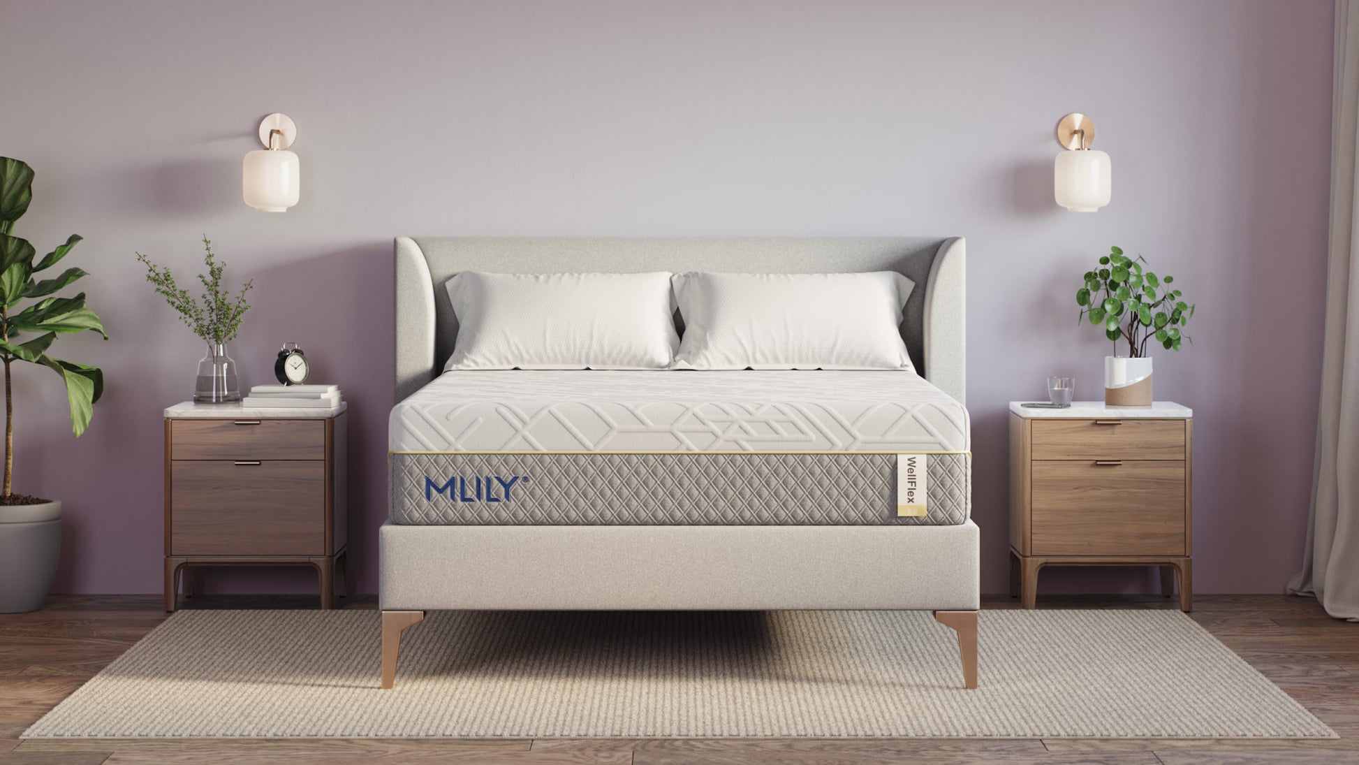 MLily WellFlex-1.0 Mattress: Get the perfect night's sleep with this firm and supportive all-foam mattress, featuring layers of memory foam for added breathability and extended coolness.