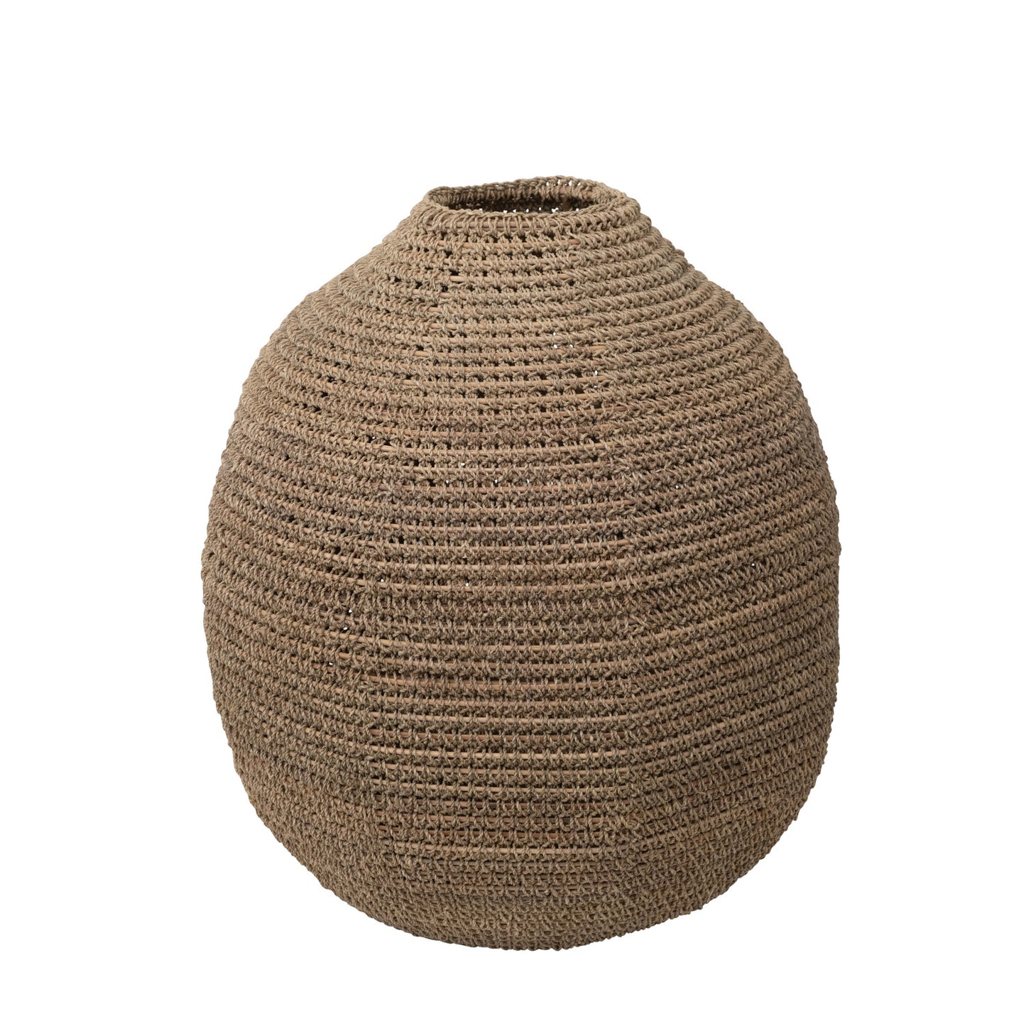 Decorative Hand-Woven Rattan Basket- Small