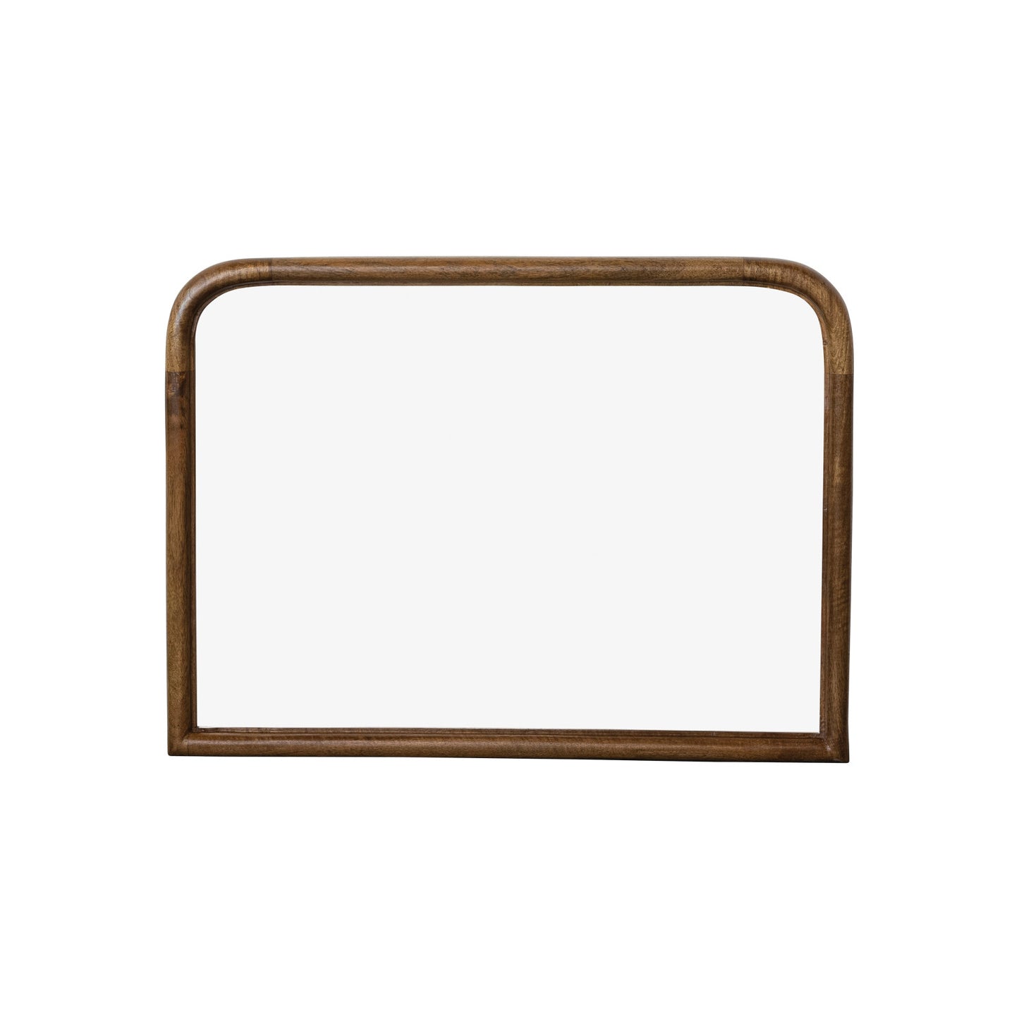 Mango Wood Framed Wall Mirror, Natural