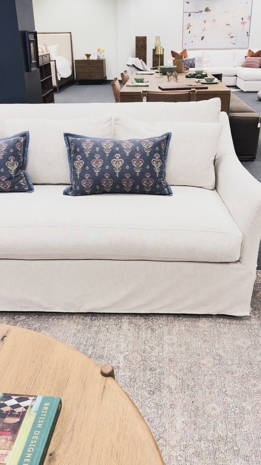 Slipped cover sofa