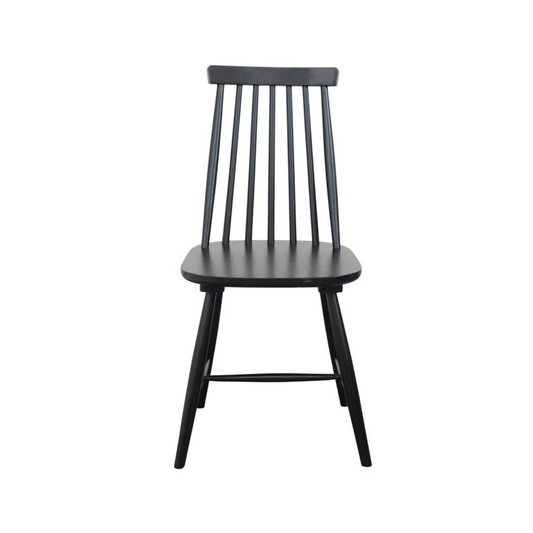 Rubberwood Dining Chair with Slatted Back