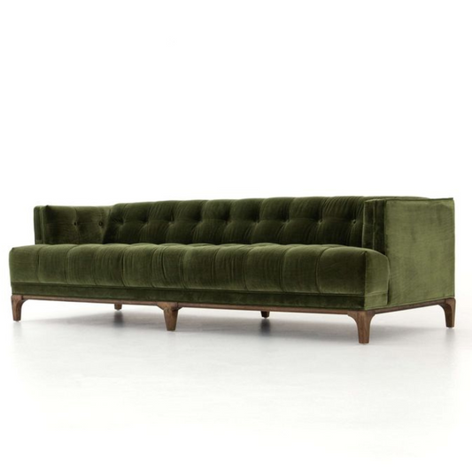 Dylan 91" Sapphire Olive Sofa