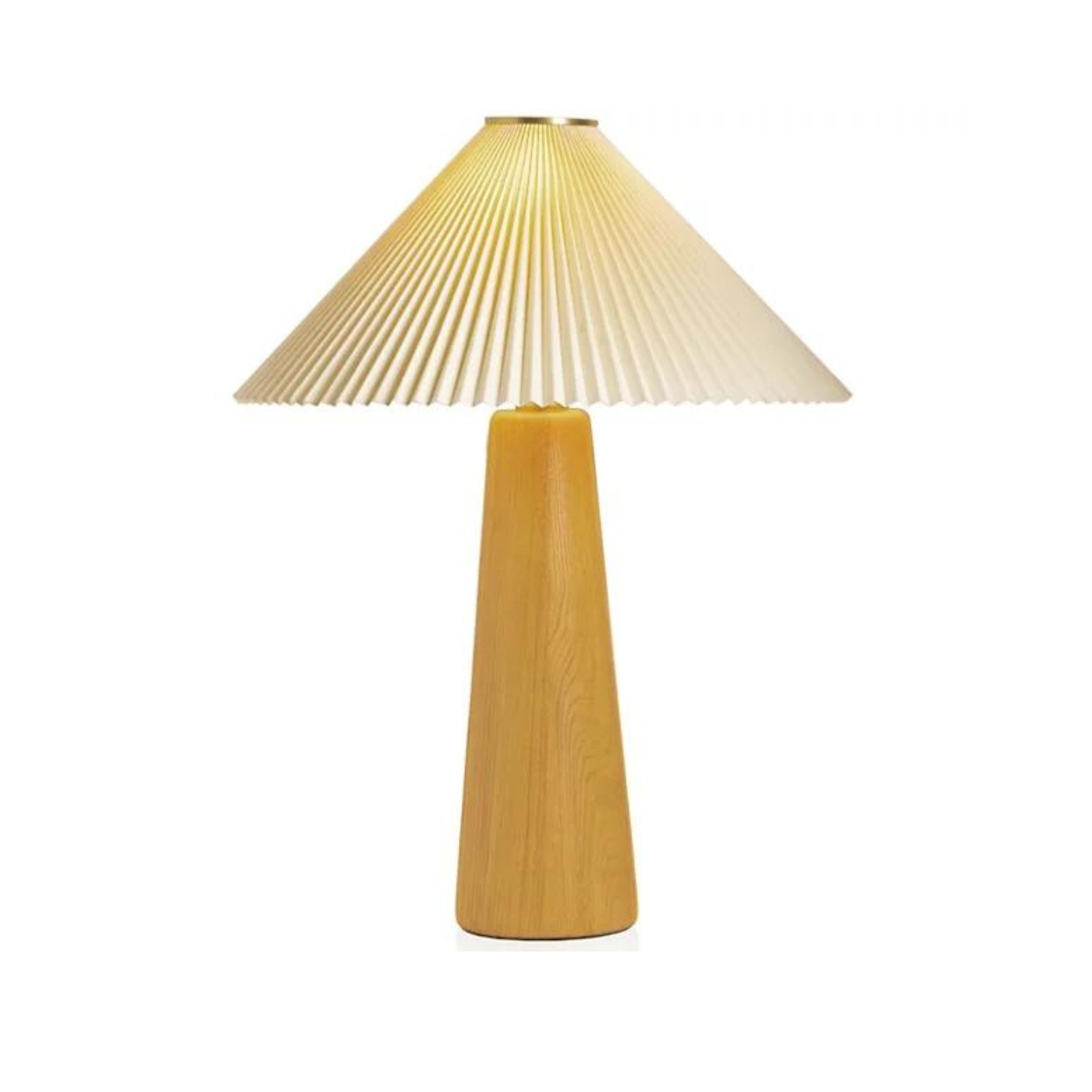 Nora Light Oak Table Lamp