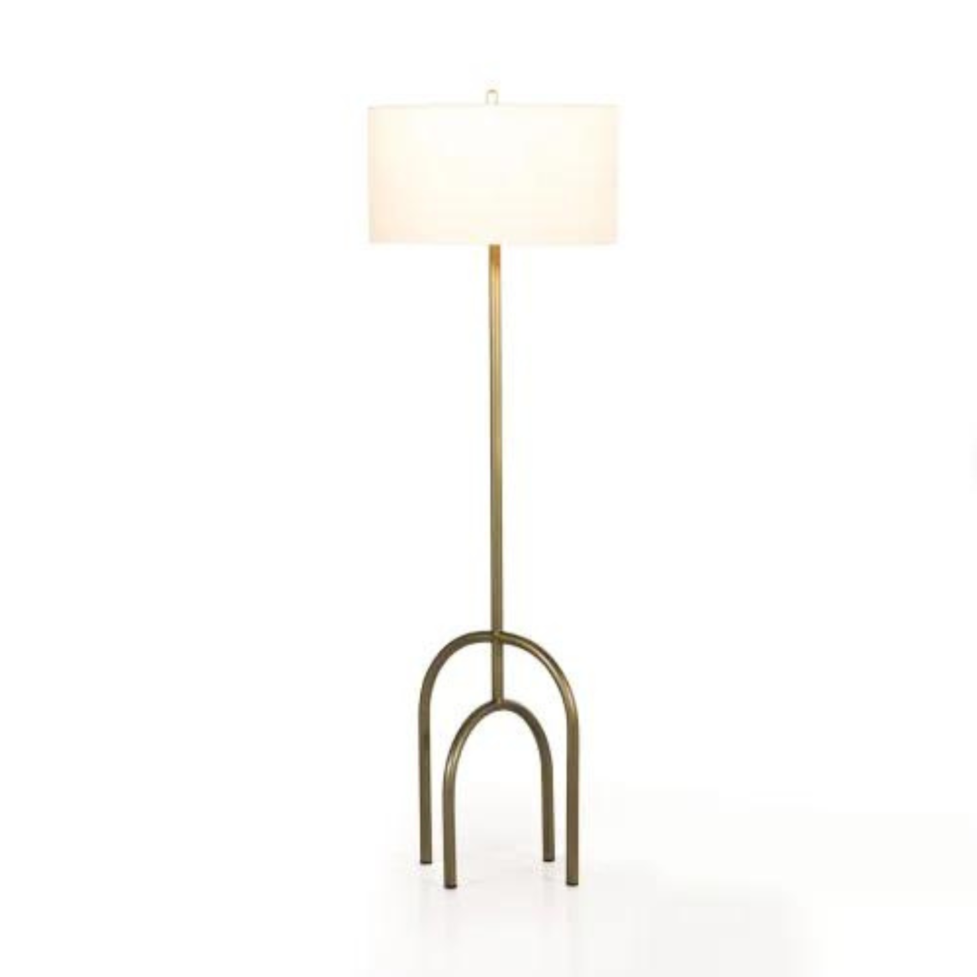 Arc Antique Brass Floor Lamp