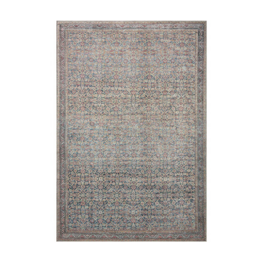 Pink and Blue Adrian Area Rug