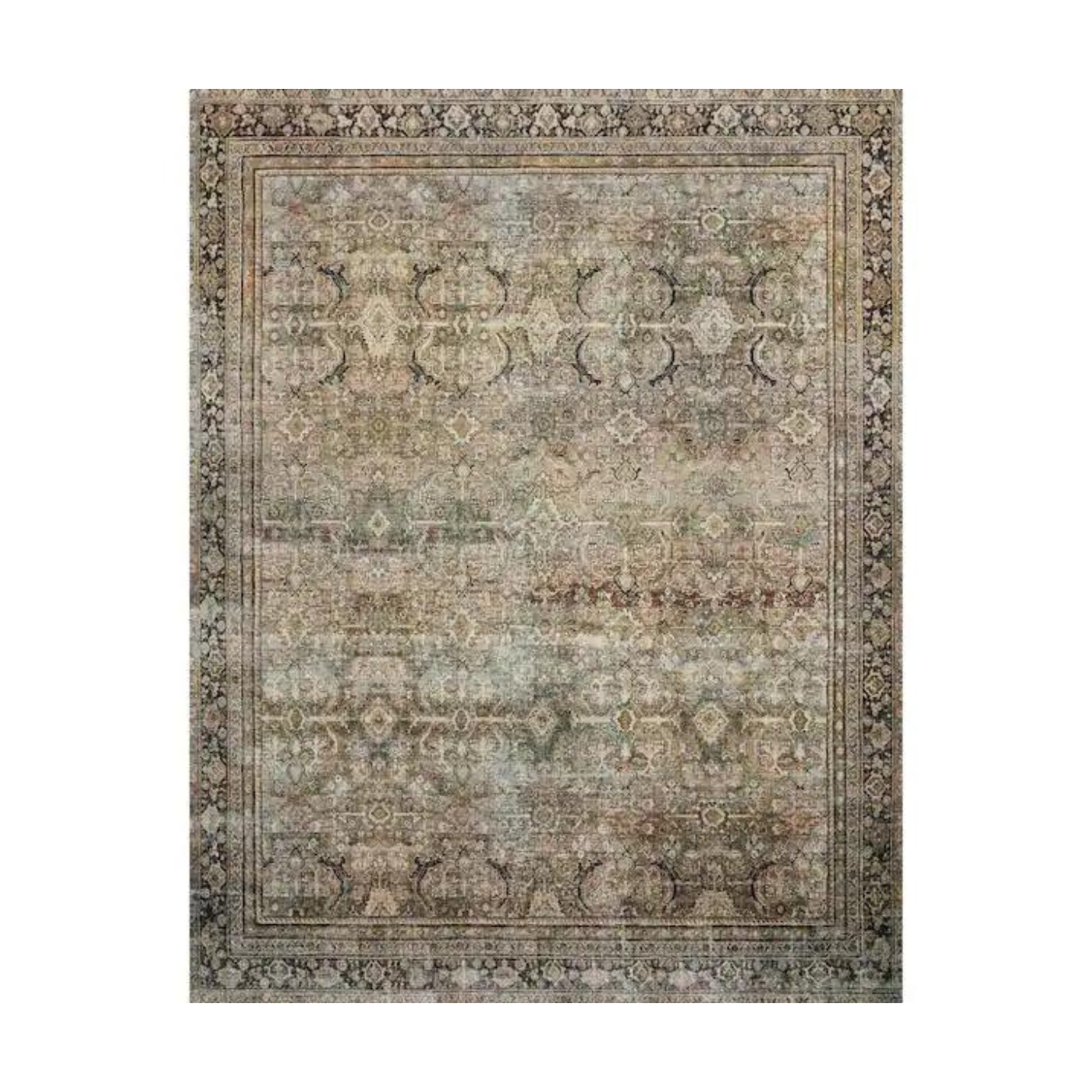 Green Layla Area Rug