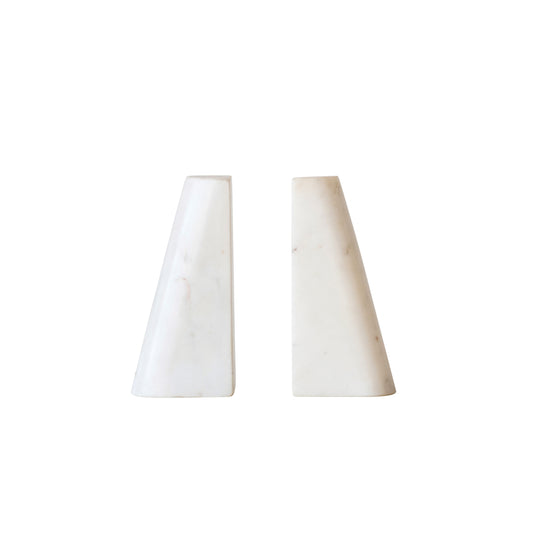 Marble Bookends, Set of 2