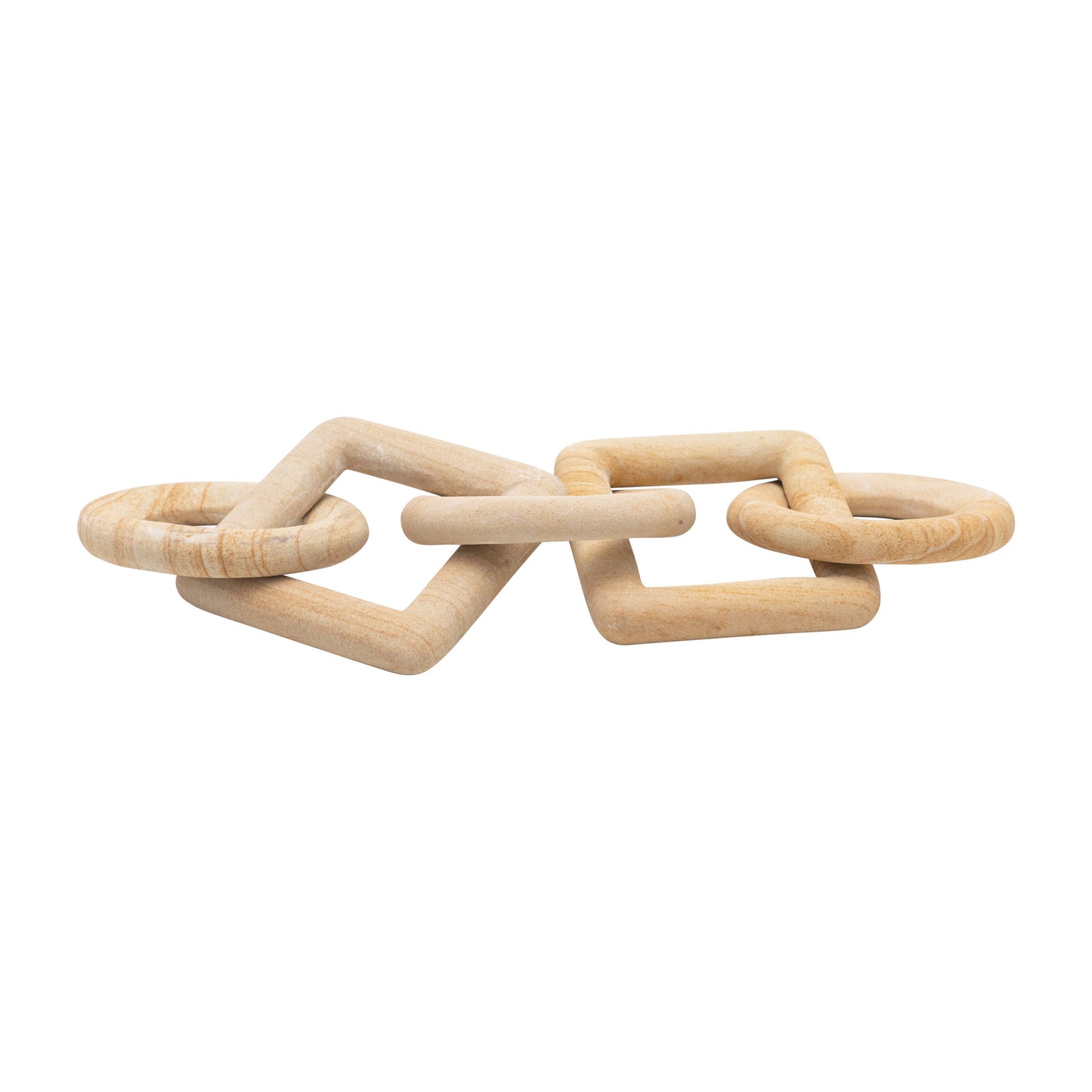 Carved Sandstone Chain Décor with 5 Links